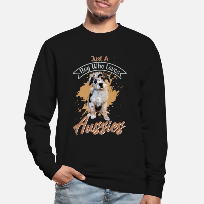 Australian Shepherd Aussie Dad Aussie Mom Unisex Sweatshirt