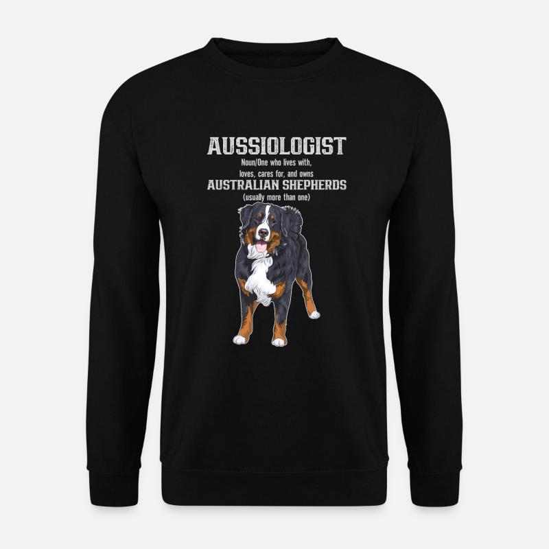 Australischer Schäferhund - Unisex Pullover - Schwarz