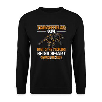 Tarantula Tarantula Tarantula Pet - Unisex Sweatshirt - black - Front - Alina (178cm) & Michal (187cm)