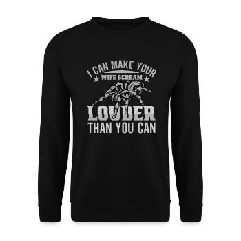 Tarantula Tarantula Tarantula Pet - Unisex Sweatshirt - black - Front - Alina (178cm) & Michal (187cm)