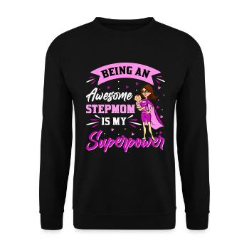 Stepmother - Unisex Sweatshirt - black - Front - Alina (178cm) & Michal (187cm)