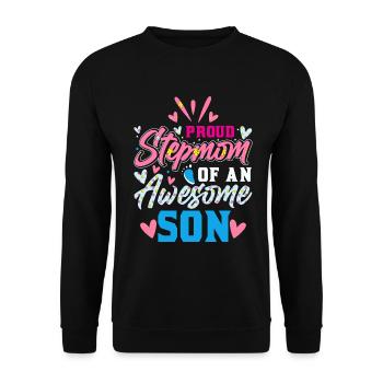 Stepmother - Unisex Sweatshirt - black - Front - Alina (178cm) & Michal (187cm)