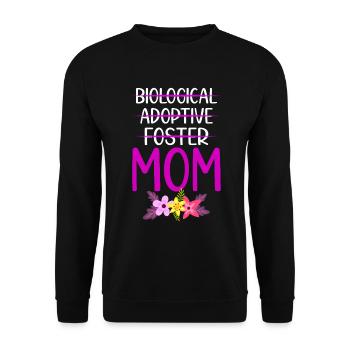 Stepmother - Unisex Sweatshirt - black - Front - Alina (178cm) & Michal (187cm)
