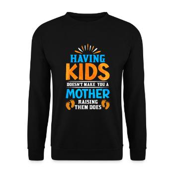 Stepmother - Unisex Sweatshirt - black - Front - Alina (178cm) & Michal (187cm)