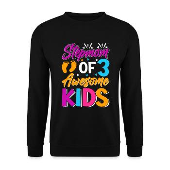 Fête des belles-mères Belle-mère Mère - Sweat-shirt Unisexe - noir - Devant - Alina (178cm) & Michal (187cm)