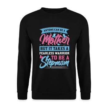Stepmother - Unisex Sweatshirt - black - Front - Alina (178cm) & Michal (187cm)