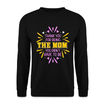 Fête des belles-mères Belle-mère Mère - Sweat-shirt Unisexe - noir - Devant - Alina (178cm) & Michal (187cm)