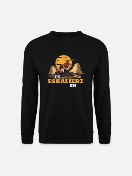 Es Eskaliert Eh Quad - Unisex Pullover - Schwarz