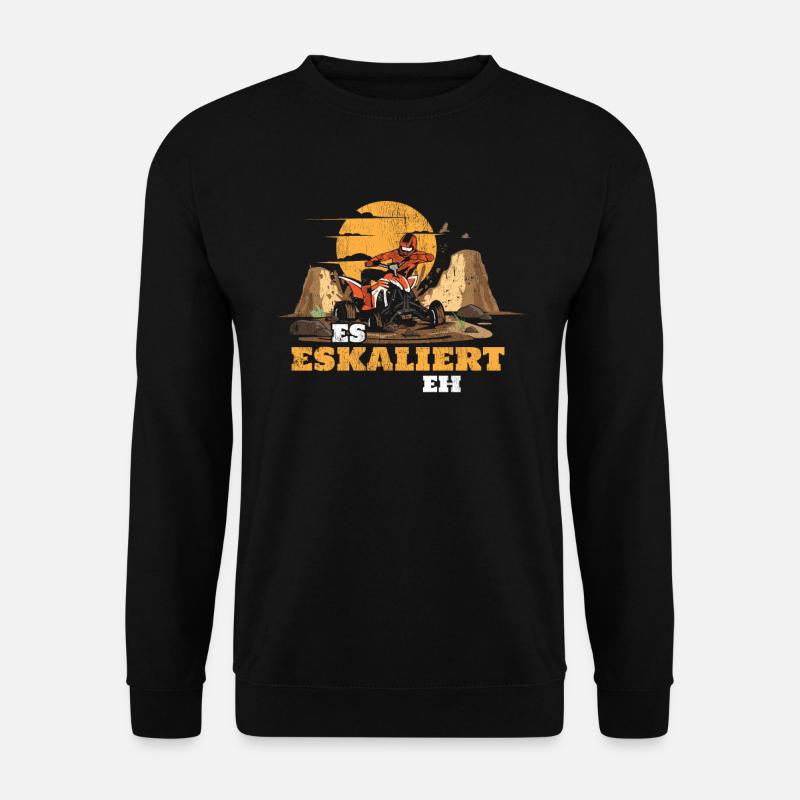 Es Eskaliert Eh Quad - Unisex Pullover - Schwarz