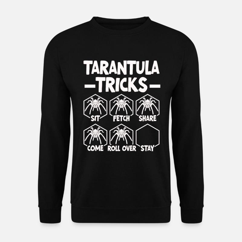 Vogelspinne Züchter Spinnen Besitzer Tarantel - Unisex Pullover - Schwarz
