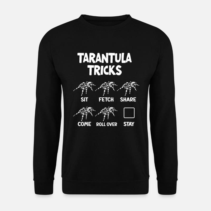 Tarentule éleveur araignée propriétaire tarentule - Sweat-shirt Unisexe - noir