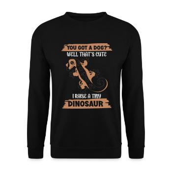 Crown Gecko Reptile Gecko Terrarium Pet - Sweat-shirt Unisexe - noir - Devant - Alina (178cm) & Michal (187cm)