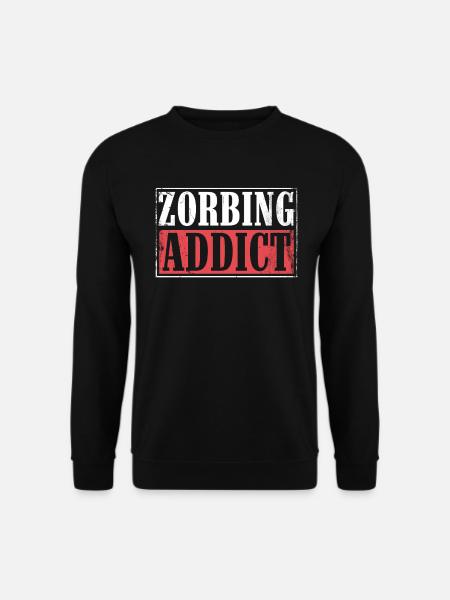 Zorbing Addict, Zorbing - Unisex Sweatshirt - black