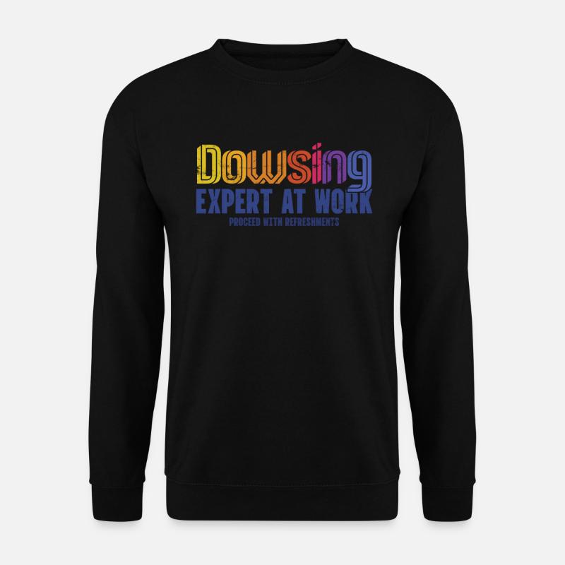 Dowser at work with - Unisex Sweatshirt - black