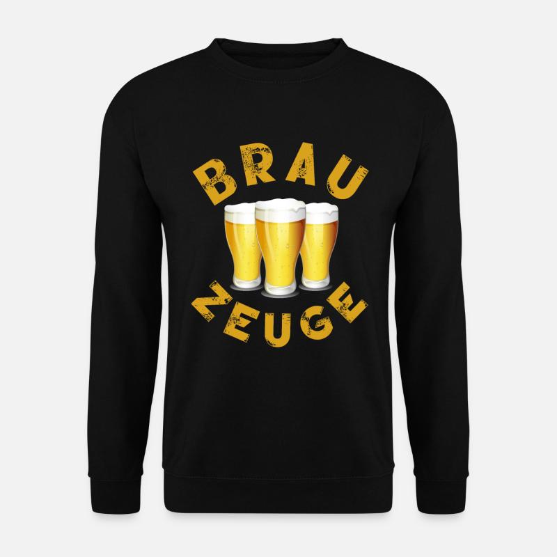 Brewman Beer Drinker - Unisex Sweatshirt - black