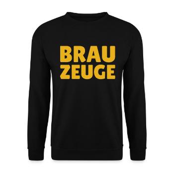 Buveur de bière Brewman - Sweat-shirt Unisexe - noir - Devant - Alina (178cm) & Michal (187cm)