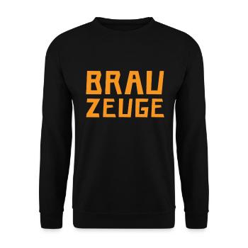 Buveur de bière Brewman - Sweat-shirt Unisexe - noir - Devant - Alina (178cm) & Michal (187cm)