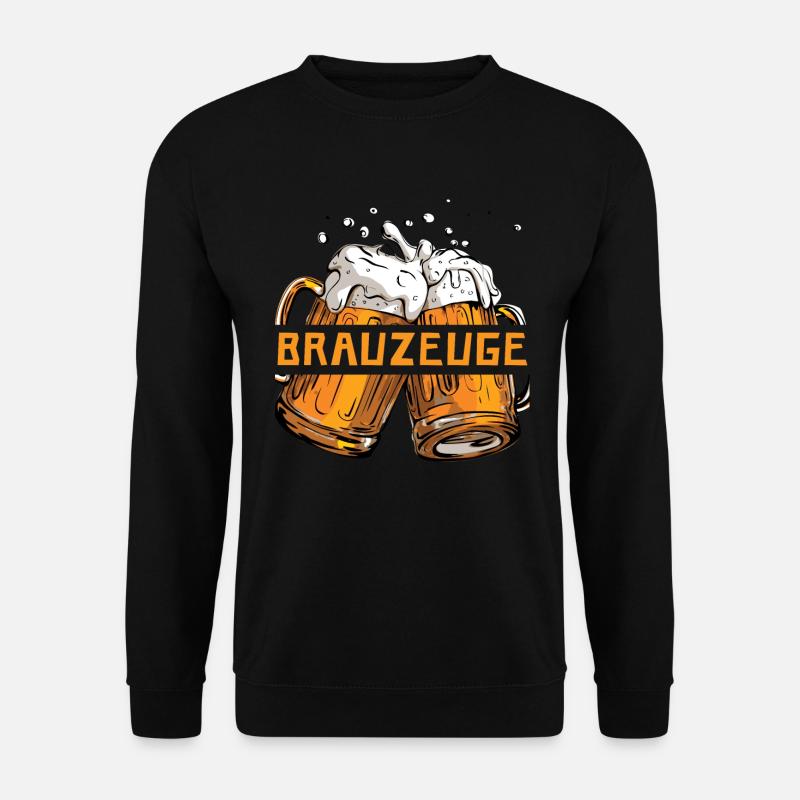 Brewman Beer Drinker - Unisex Sweatshirt - black