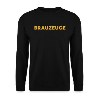 Brewware-biertrinker - Unisex Pullover - Schwarz - Vorne - Alina (178cm) & Michal (187cm)
