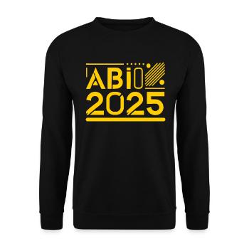 Abi 2025 - Unisex Pullover - Schwarz - Vorne - Alina (178cm) & Michal (187cm)