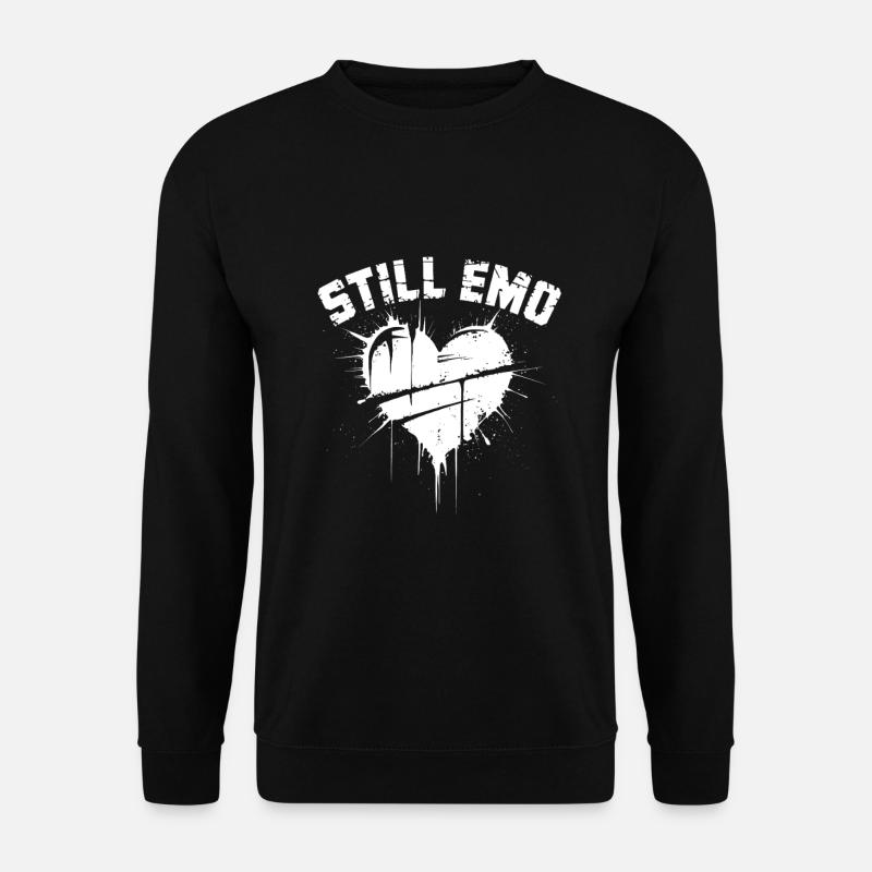 Still Emo! Emo Goth Alternative - Unisex Pullover - Schwarz