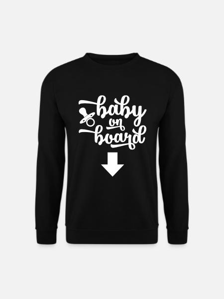 Baby Or Board - Unisex Sweatshirt - black