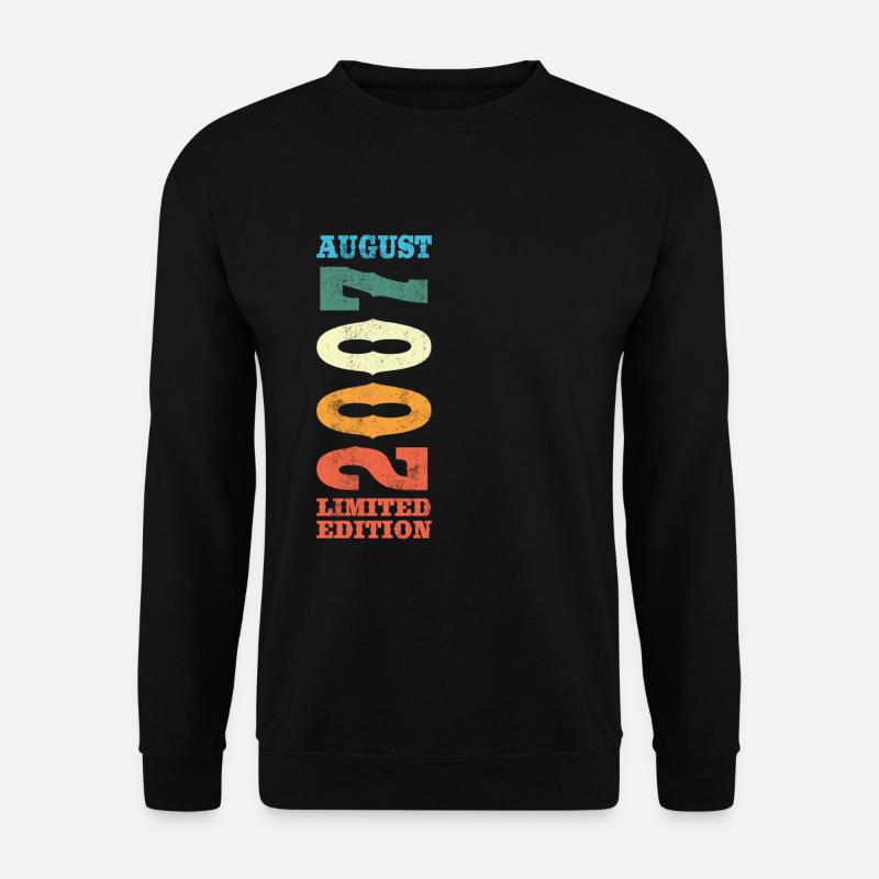 August 2007 Retro Vintage Geburtstagsgeschenk - Unisex Pullover - Schwarz