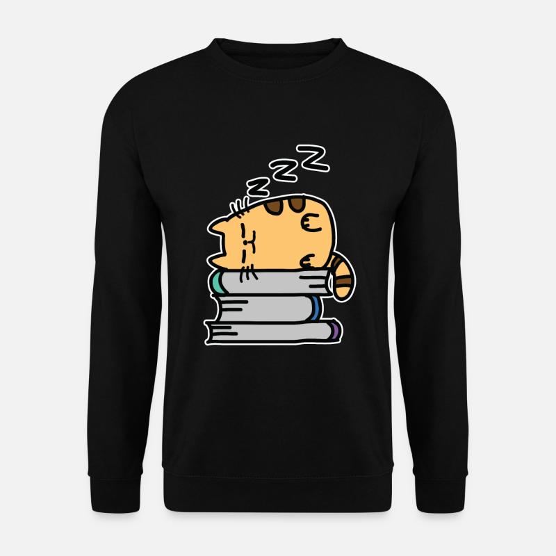 Sleeping cat - Unisex Sweatshirt - black