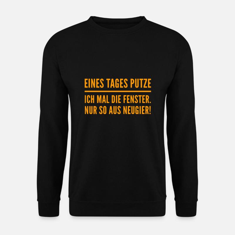 neugierig - Unisex Pullover - Schwarz