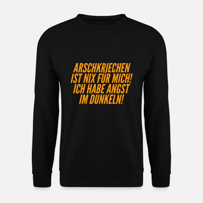 Angst im Dunkeln - Unisex Pullover - Schwarz