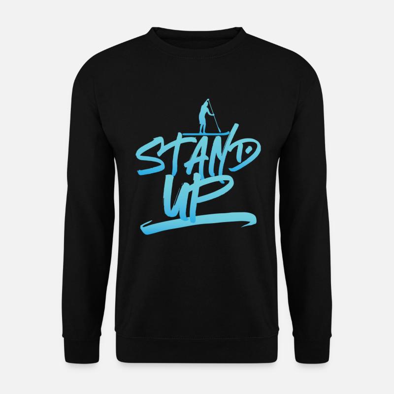 SUP - Stand Up Stand up paddling - Unisex Pullover - Schwarz