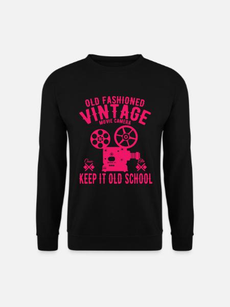 Movie Filme Vintage - Unisex Pullover - Schwarz