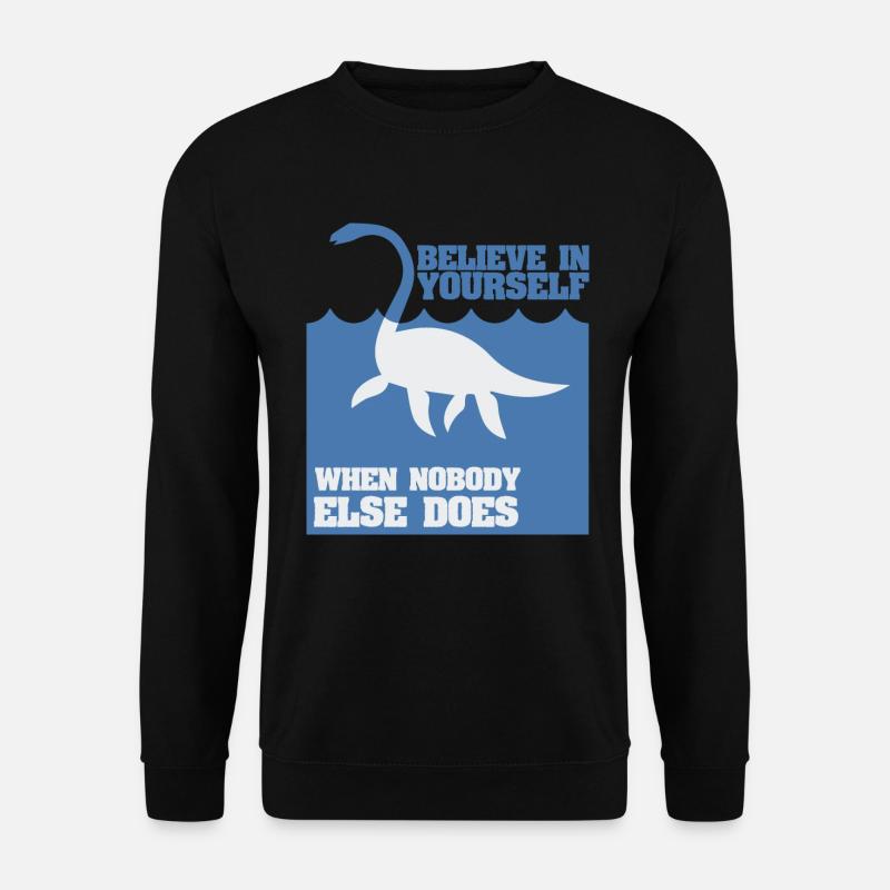 Lochness Nessie Schottland - Unisex Pullover - Schwarz