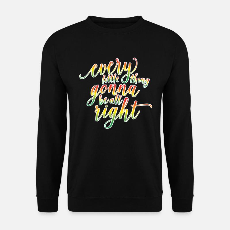 Reggae Rasta Dread Jamaïque - Sweat-shirt Unisexe - noir
