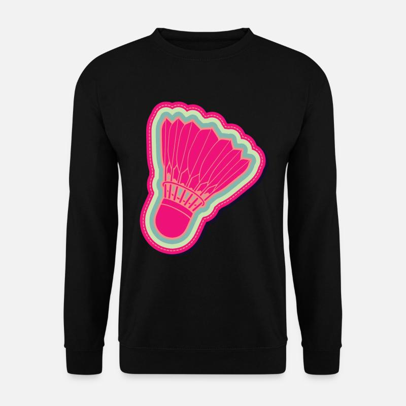 Badminton Tennis Spieler - Unisex Pullover - Schwarz