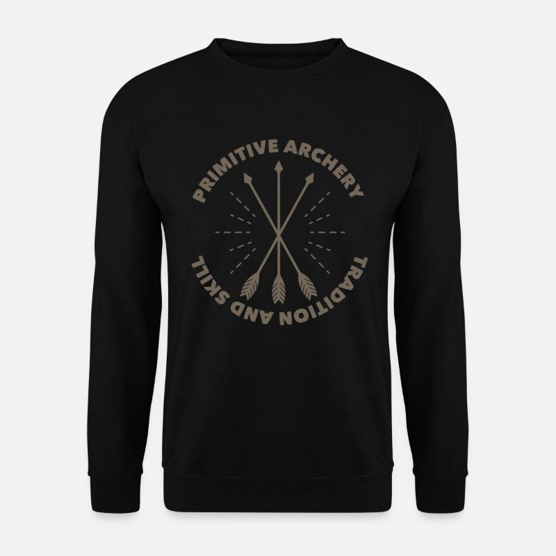 Bogen schießen Pfeil Bogen - Unisex Pullover - Schwarz