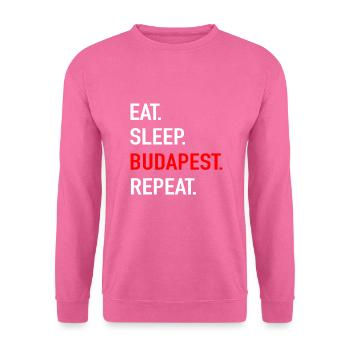 Budapest meine Stadt Design Geschenk - Unisex Pullover - Pink - Vorne