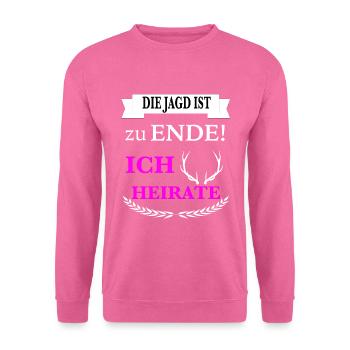 Hunter bachelorette party Bavière équipe cadeau - Sweat-shirt Unisexe - rose - Devant