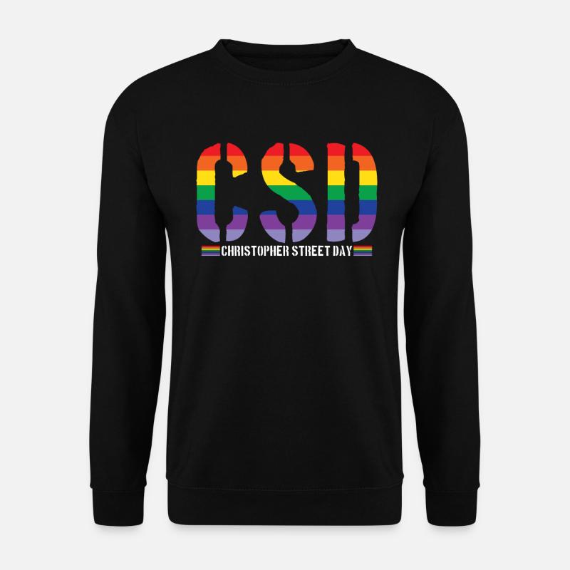 Christopher Street Day CSD LGBT - Unisex Sweatshirt - black