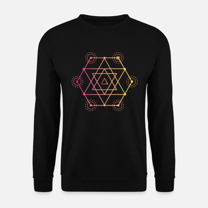 Geometrie Mathe Mathematik - Unisex Pullover - Schwarz