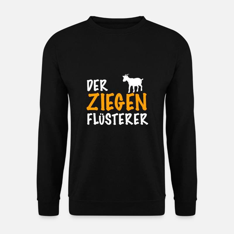 Ziegen Flüsterer - Unisex Pullover - Schwarz