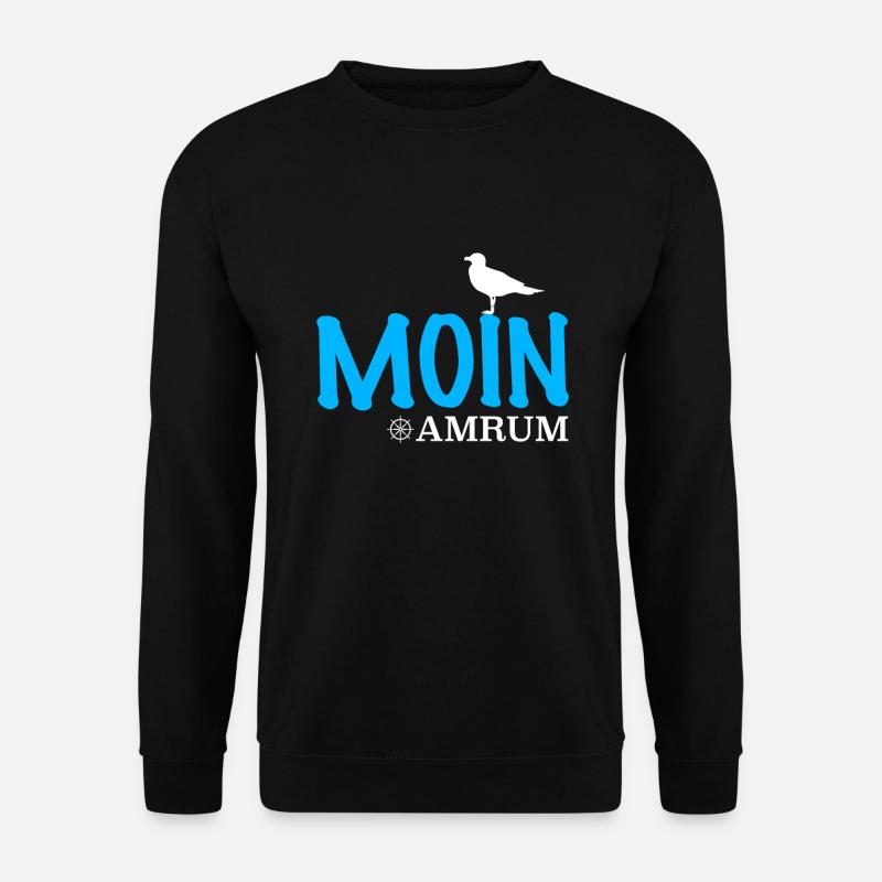 Amrum Ostsee Insel Design - Unisex Pullover - Schwarz