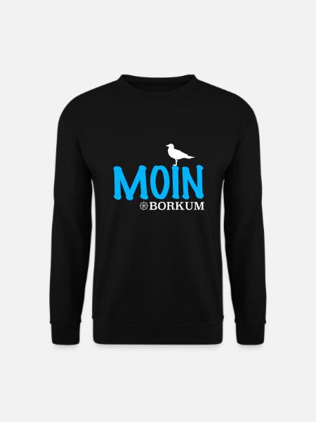 Borkum Nordsee Insel Design - Unisex Pullover - Schwarz