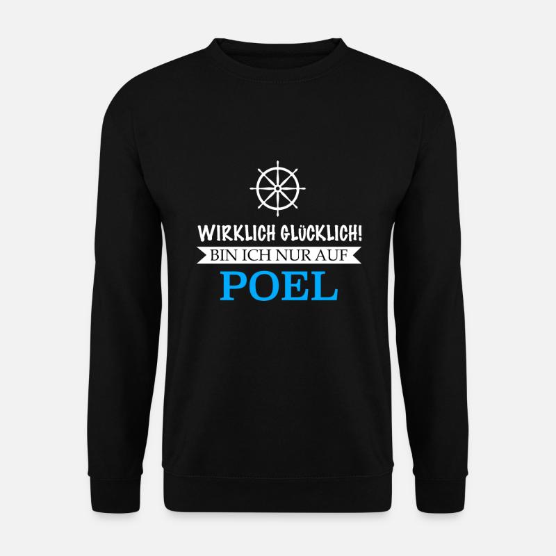 Poel Ostsee Insel Design - Unisex Pullover - Schwarz
