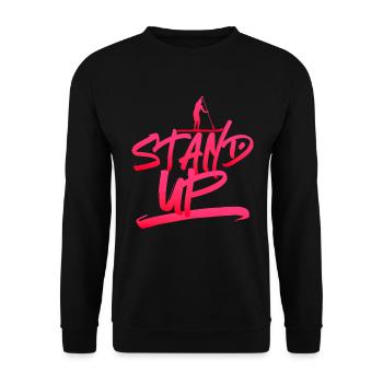 SUP Stand Up Paddling - Sweat-shirt Unisexe - noir - Devant - Alina (178cm) & Michal (187cm)