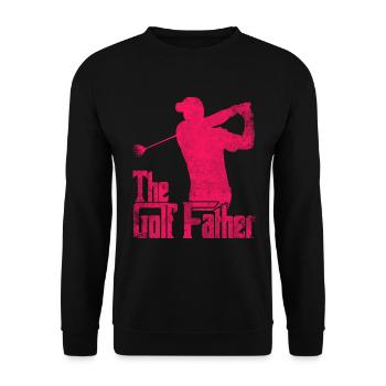 Golf Golf Golf Clubs de golf - Sweat-shirt Unisexe - noir - Devant - Alina (178cm) & Michal (187cm)