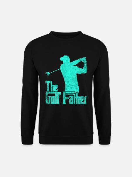 Golf Golf Vater Golfspieler - Unisex Pullover - Schwarz