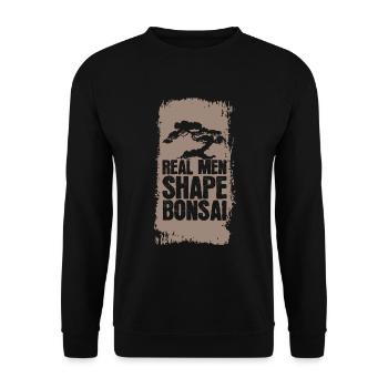 Bonsaï Japon - Sweat-shirt Unisexe - noir - Devant - Alina (178cm) & Michal (187cm)