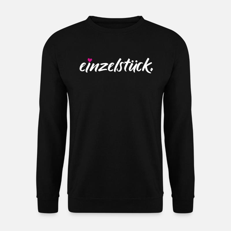 Einzelstück Spruch Witzig - Unisex Pullover - Schwarz