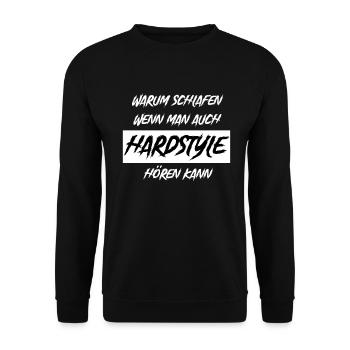 Hardstyle Festival Musik Frenchcore Rave Geschenk - Unisex Pullover - Schwarz - Vorne - Alina (178cm) & Michal (187cm)